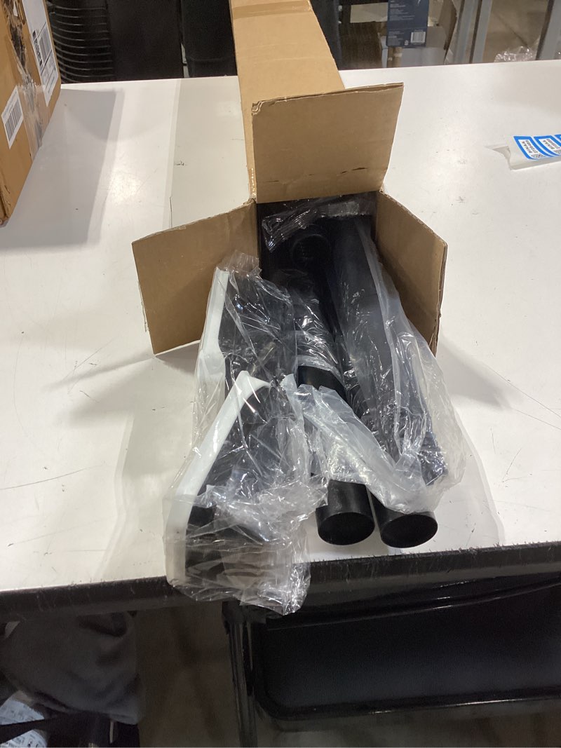 Condition photo showing Good Condition for tension curtain rod 41-185 in (4-15ft), extra long tension rod no drilling for patio windows, black shower curtain rod for room divider,one-click telescopic rod, outdoor curtain rods never rust 41-185in-1pcs black