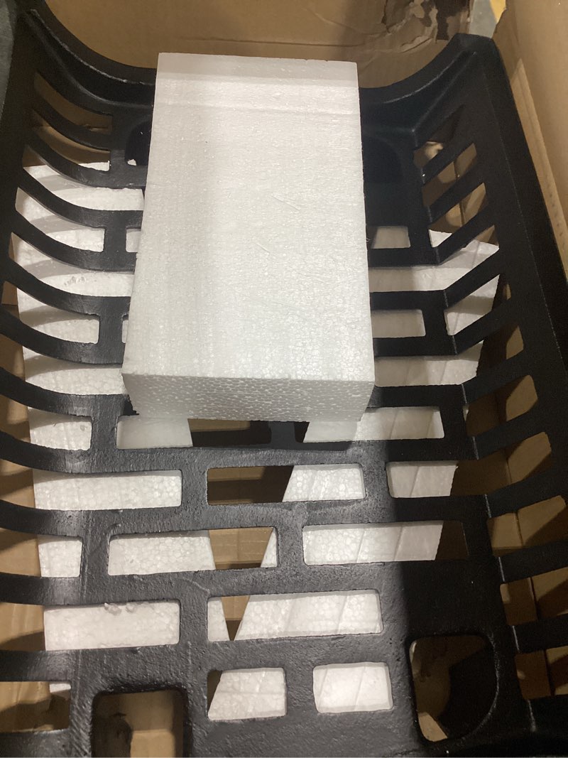 Condition photo showing As Is for AGTEK 24 inch Fireplace Log Grate Heavy Duty Solid Steel Fire Grates Wood Stove Chimney Burning Rack Holder 24"