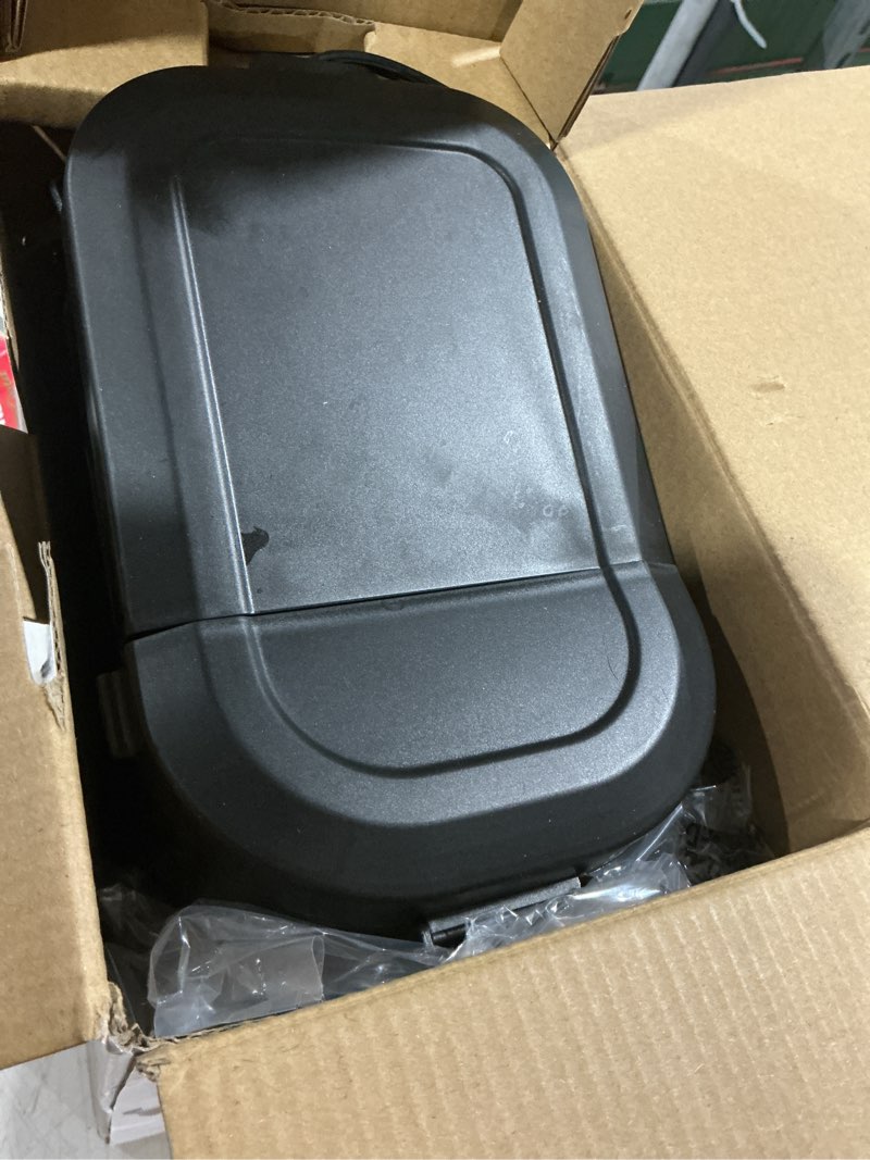 Condition photo showing As Is for mainstays black matte dual brew coffee maker, single serve, auto shutoff, 14 oz reservoir