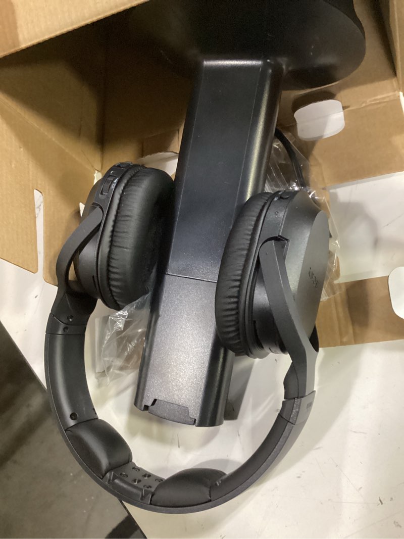Condition photo showing Good Condition for sony rf400 wireless home theater headphones for watching tv (whrf400), black, 2.9 (requires use of rca audio out or headphone jack on television)