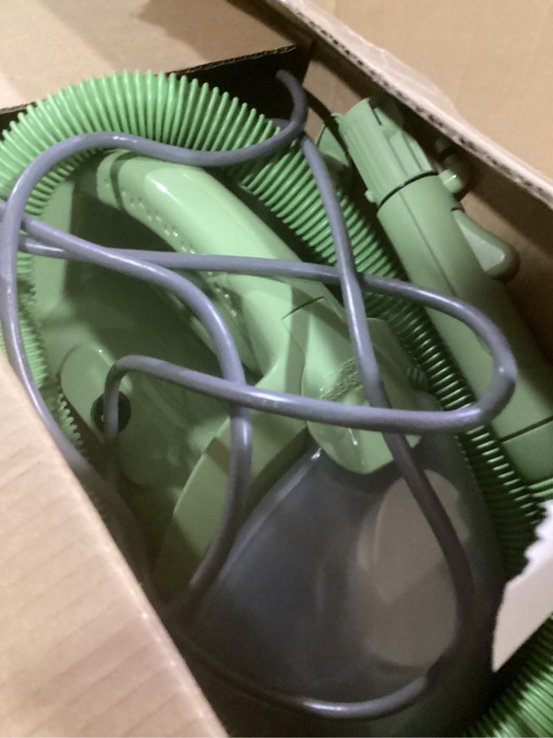 Condition photo showing Good Condition for bissell little green multi-purpose portable carpet and upholstery cleaner, car and auto detailer, with exclusive specialty tools, green, 1400b