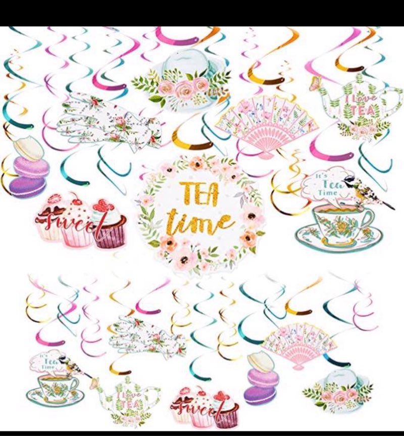 assorted celebration/decoration supplies (may include a variety of styles, colors, and them