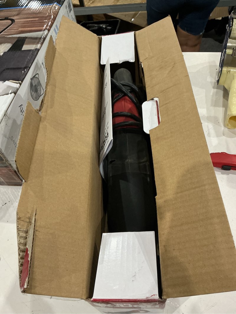 Condition photo showing As Is for hyper tough 6.5amp corded reciprocating saw, model number 3329