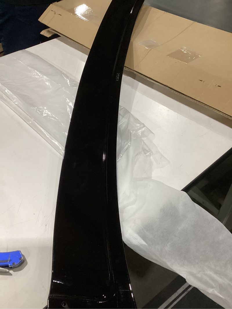 cciyu roof spoiler fits for 2008-2012 for honda accord rear window roof spoiler(abs glossy black)