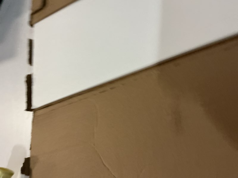Condition photo showing Good Condition for Pacon 104159 Peacock Four-Ply Railroad Board, 22 x 28, White, 25/Carton