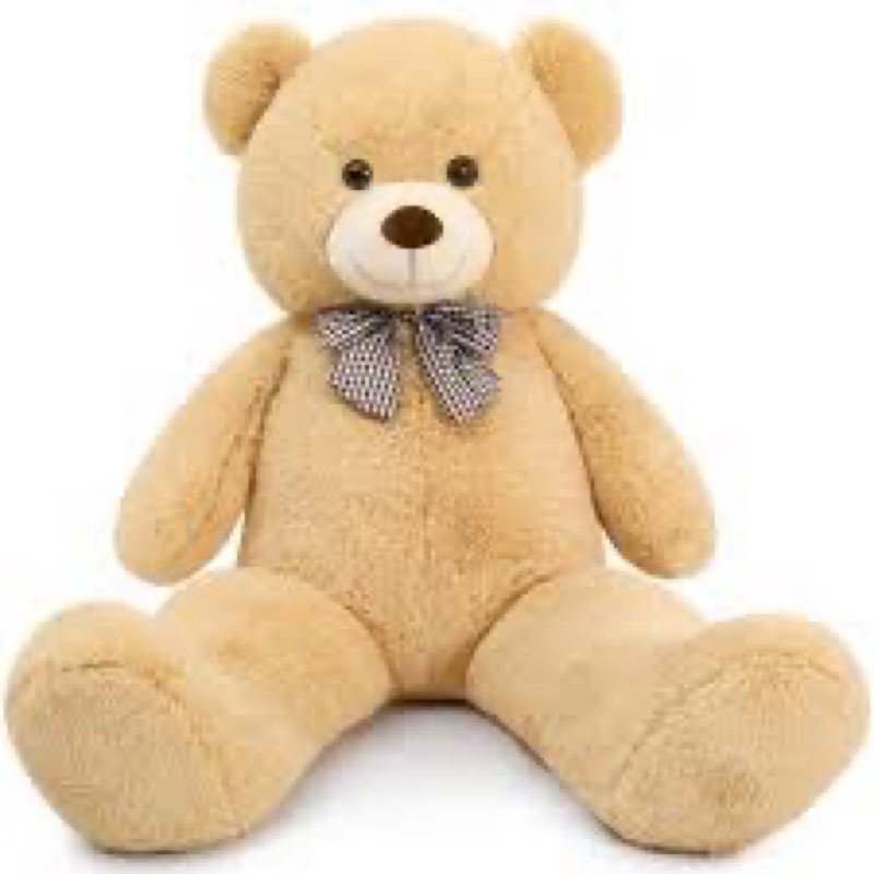 Sausudols Giant Teddy Bear 47", Huge Stuffed Animals Plush, 4 Feet Soft Plushies Big Bear Gift for K