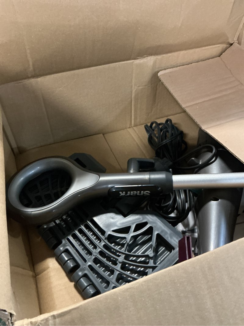 Condition photo showing As Is for Shark Genius Hard Floor Cleaning System Pocket (S5003D) Steam Mop, Burgundy/Gray Steam Genius Premium