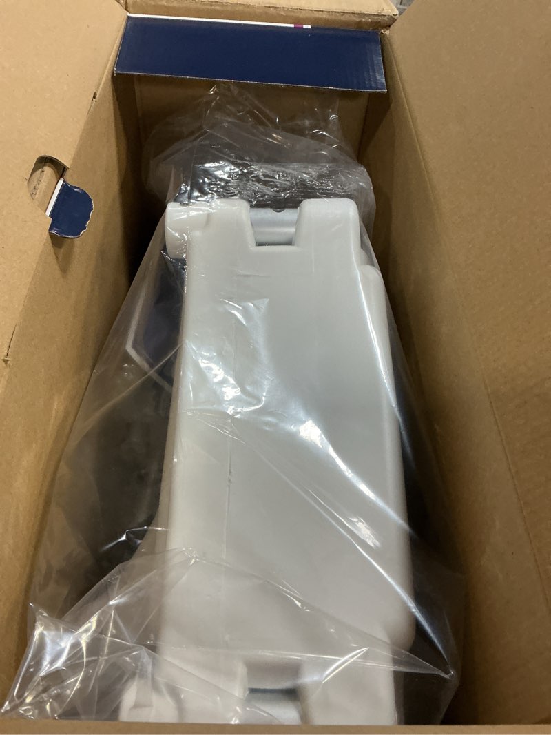 Condition photo showing Good Condition for Drive Medical 2-in-1 Raised Toilet Seat with Removable Padded Arms - Elevated Bathroom Safety Support - Secure Locking Attachment - Easy Height Assistance - Durable Plastic Construction Standard