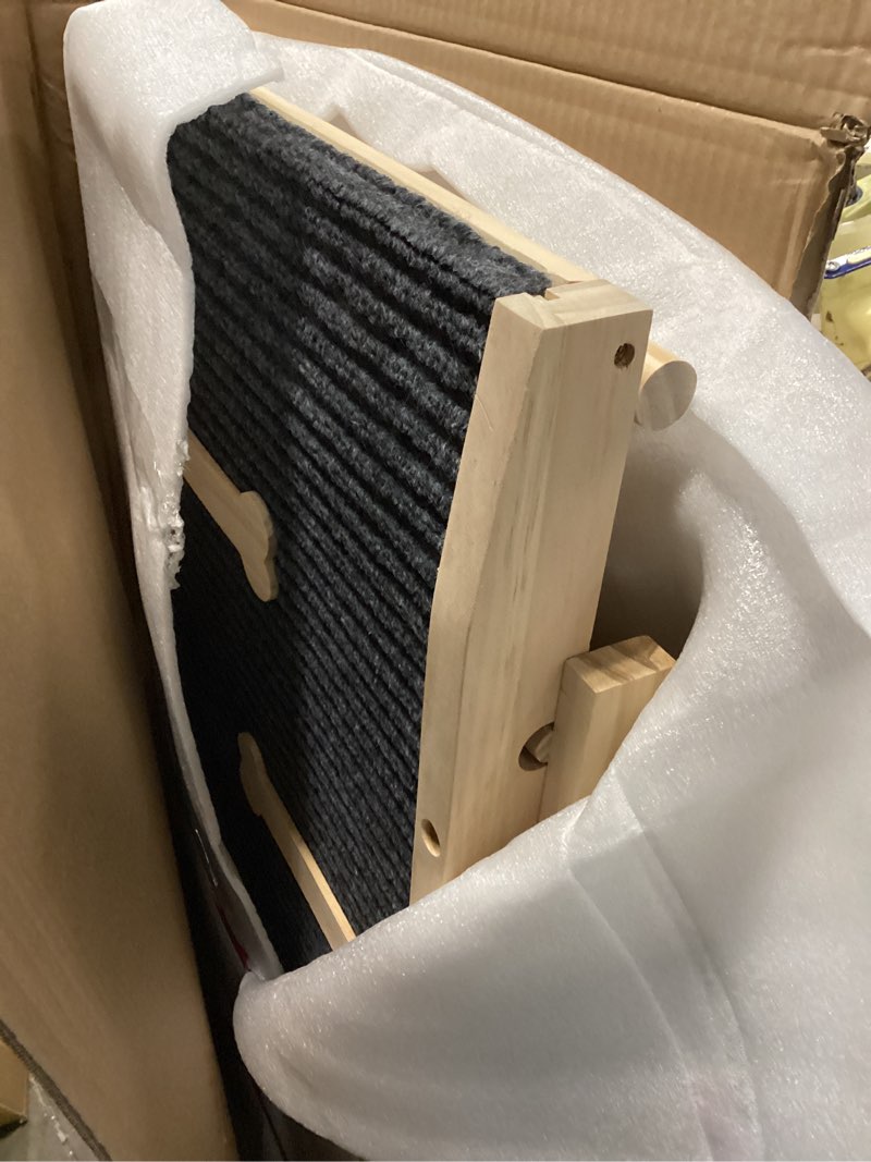 Condition photo showing New/Like New for Dog Ramp for Bed, Non-Slip Pet Ramp with Adjustable Heights, Portable Foldable Dog Ramps for Cars, SUVs, Beds - Anti-Slip Traction Surface, Holds Up to 160 lbs, Lightweight & Easy Storage (47.3 INCH)