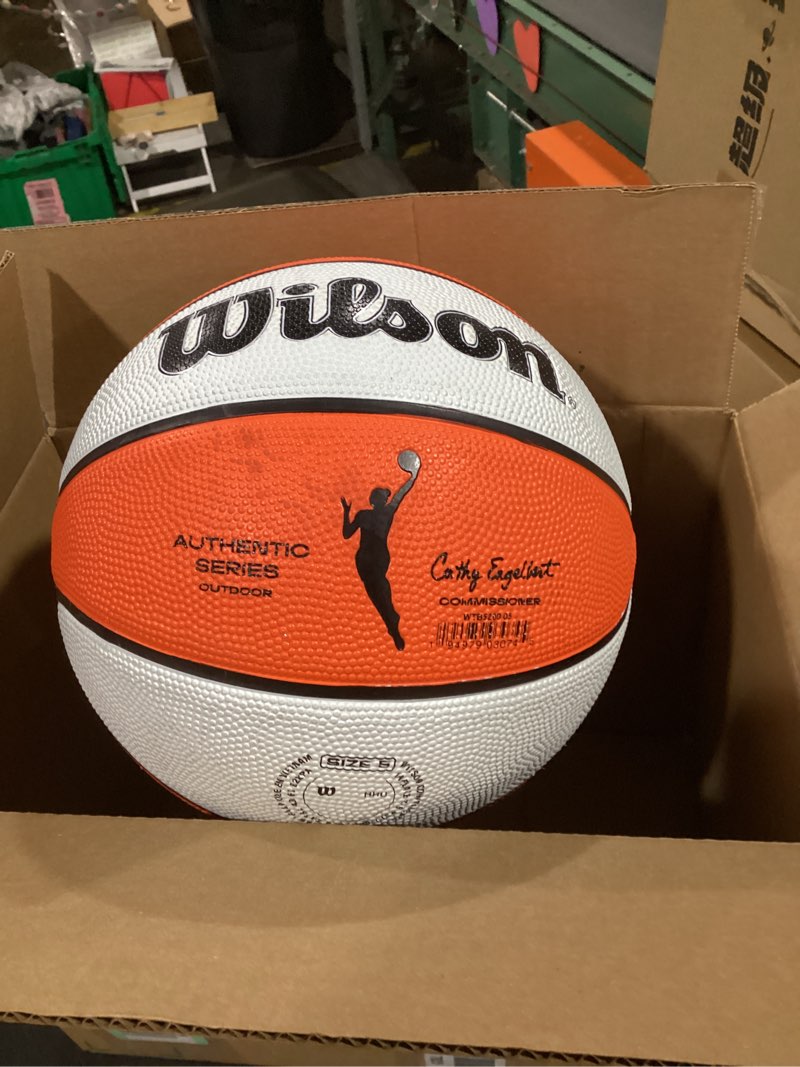 Condition photo showing Good Condition for wilson wnba authentic series basketballs size 5 indoor/outdoor