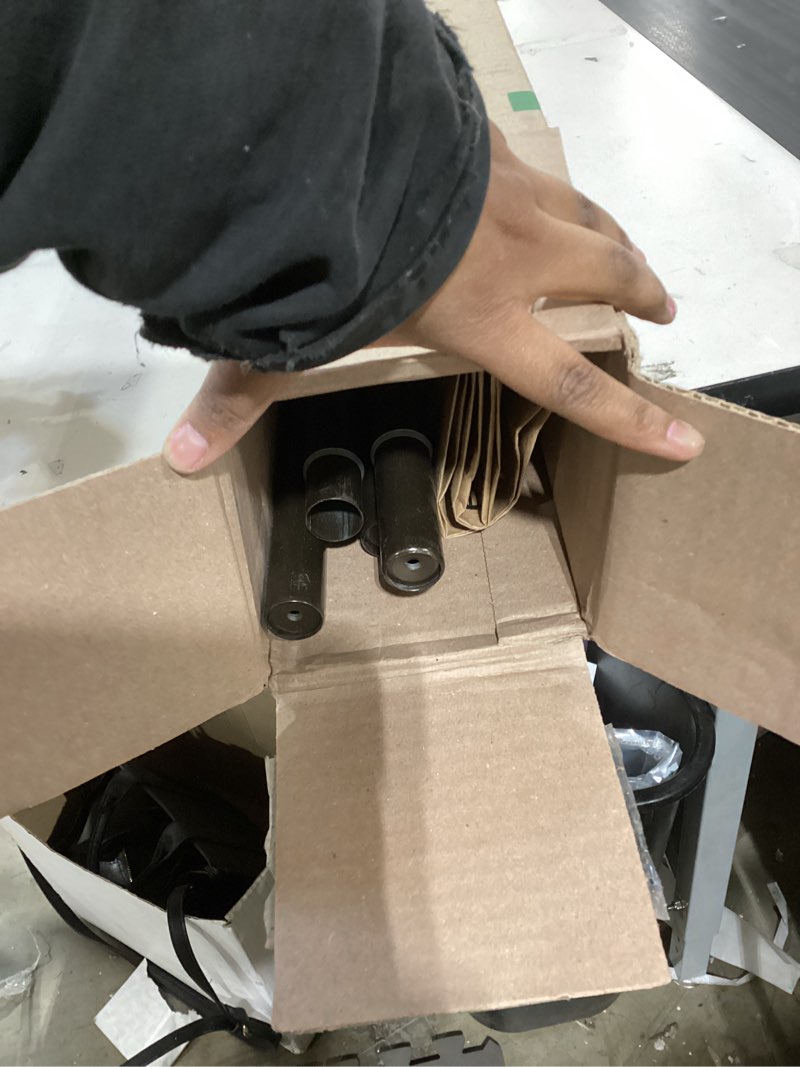 Condition photo showing Good Condition for 1 1/8 inch heavy duty curtain rods, single curtain rod for window 72-144 inch(6-12ft), telescoping drapery rods with classic finials and adjustable aluminum alloy brackets, antique brown antique brown 72-144"
