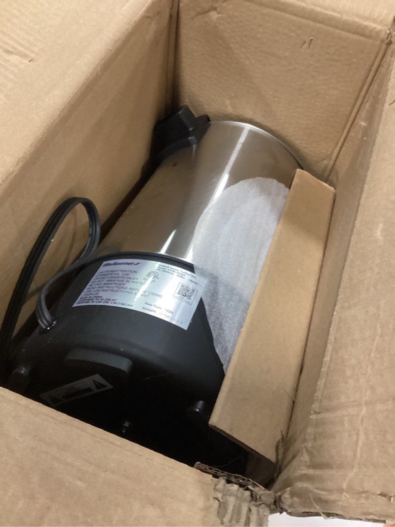 Condition photo showing Good Condition for Elite Gourmet CCM-035# Maxi-Matic 30 Cup Stainless Steel Coffee Urn Removable Filter For Easy Cleanu