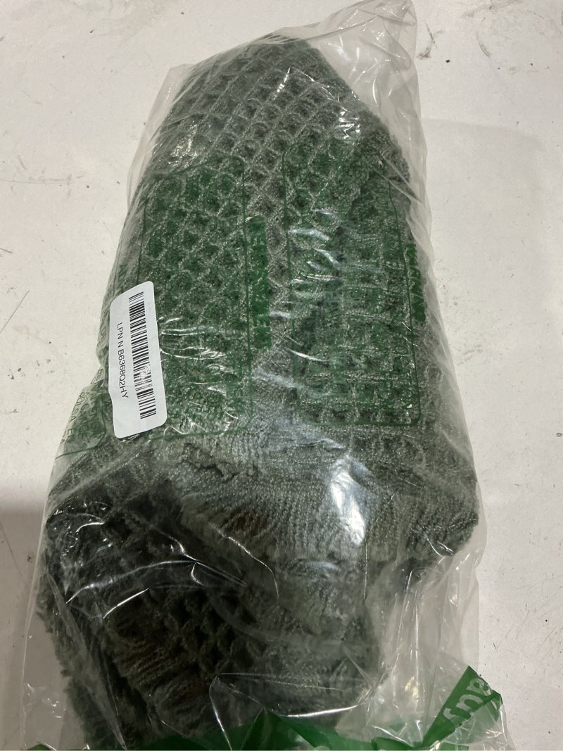 Condition photo showing Good Condition for h.versailtex upgraded waffle bath mat super absorbent non slip bathroom rugs for bathroom floor machine washable dry fast, 17" x 24", lichen 17" x 24" lichen