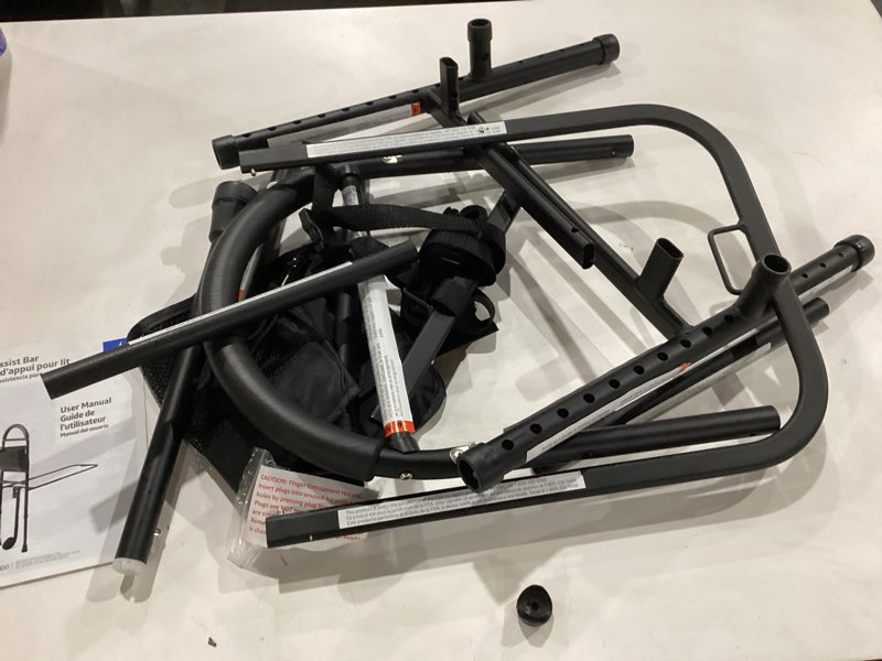 Condition photo showing Good Condition for Medline Bed Assist Bar with Storage Pocket, Height Adjustable Bed Rail for Elderly Adults, Assistance for Getting In and Out of Bed at Home