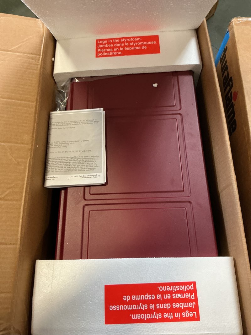Condition photo showing Good Condition for duraflame Infrared Quartz Electric Stove Heater - DFI-591-03 - Cinnamon