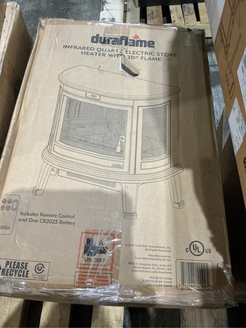 Condition photo showing Good Condition for duraflame® infrared quartz electric lantern heater with remote control