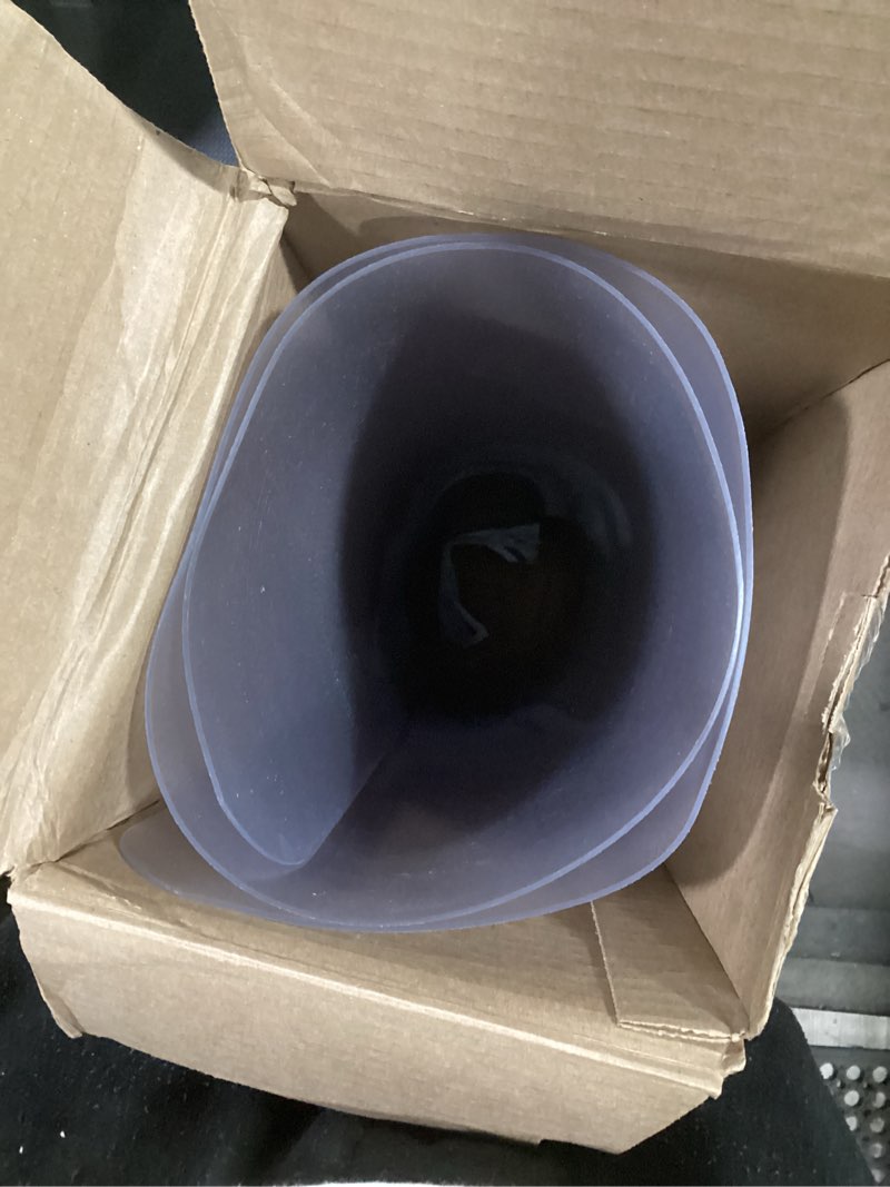 Condition photo showing As Is for amazon basics office chair mat for hard floors, 36" x 48", clear