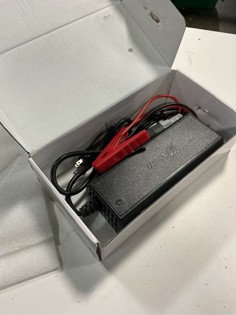 Condition photo showing Good Condition for 20a 12v lifepo4 battery charger, 14.6v lithium battery charger with m8 terminals & alligator clips, fast charging, over-current and over-voltage protection for 12v lithium iron phosphate batteries 14.6v 20a