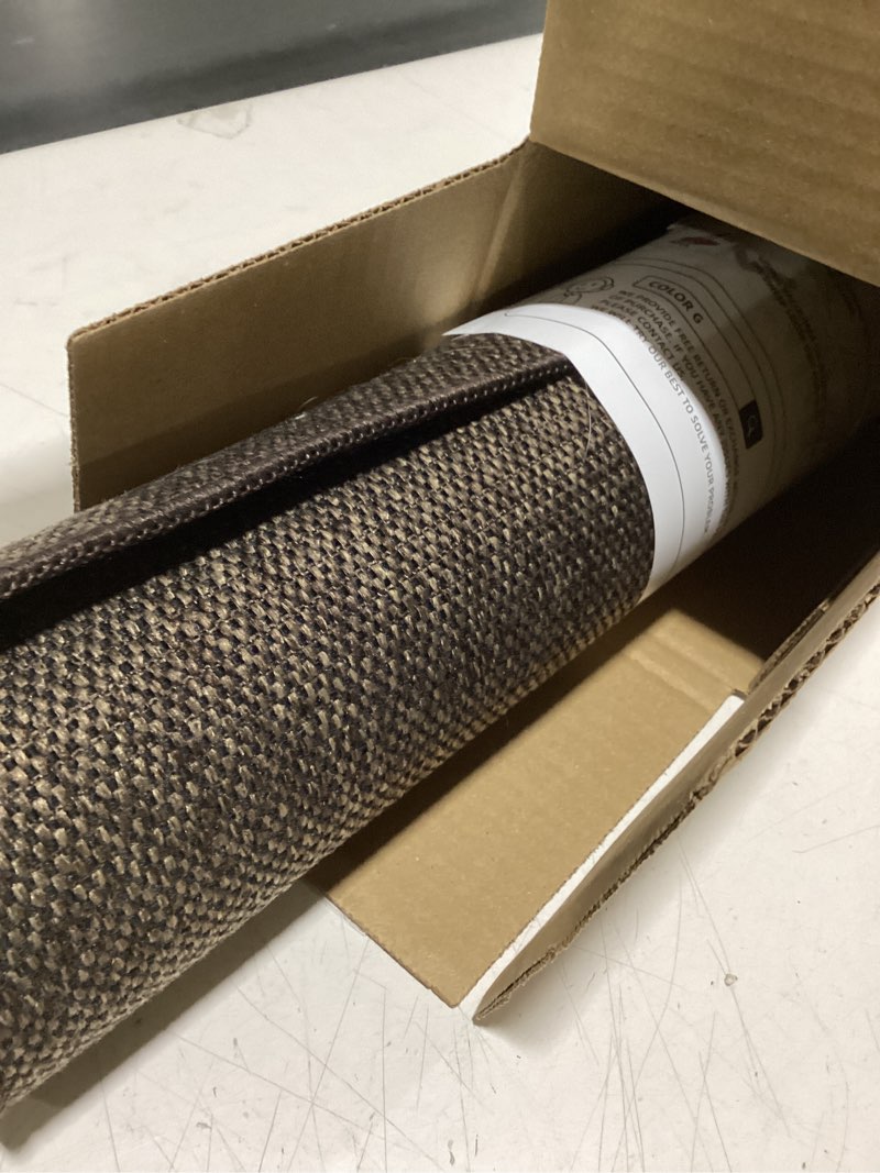 Condition photo showing Good Condition for Color&Geometry Door Mat 24"x36", Front Door Mat Indoor Rugs for Entryway, Non Slip Washable Low-Profile Inside Doormat, Entry Mat Entry Rug Door Mats Indoor Entrance, Brown (Rolled-up NO Creases) 2' x 3' (Rectangular) Brown
