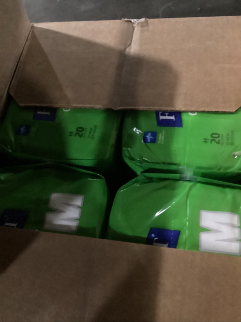 Condition photo showing New/Like New for FitRight Adult Diapers, Ultra Heavy Absorbency, M (Waist Size 32in-44in), 80 Count, OptiFit Incontinence Briefs for Men and Women, Disposable, Moisture-Wicking, Leak Protection, Medium 80 count