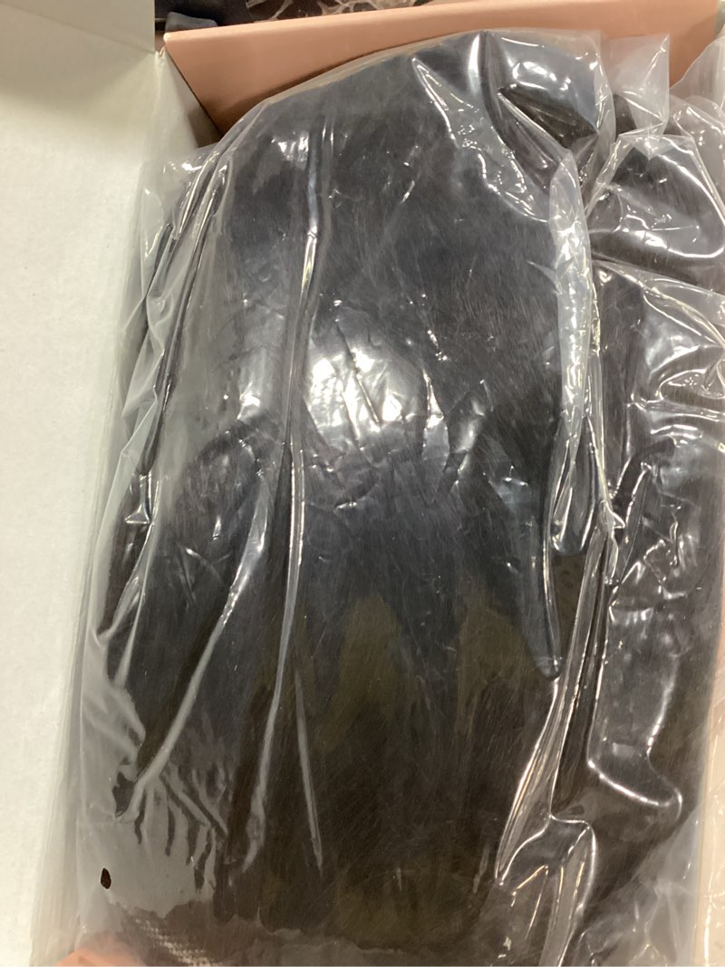 Condition photo showing New/Like New for bob wigs human hair 210% density bob wig with bangs dark brown 100% human hair wigs for black women pre-bleached glueless straight bob wigs(10inch?dark brown wig) 10 inch 2#