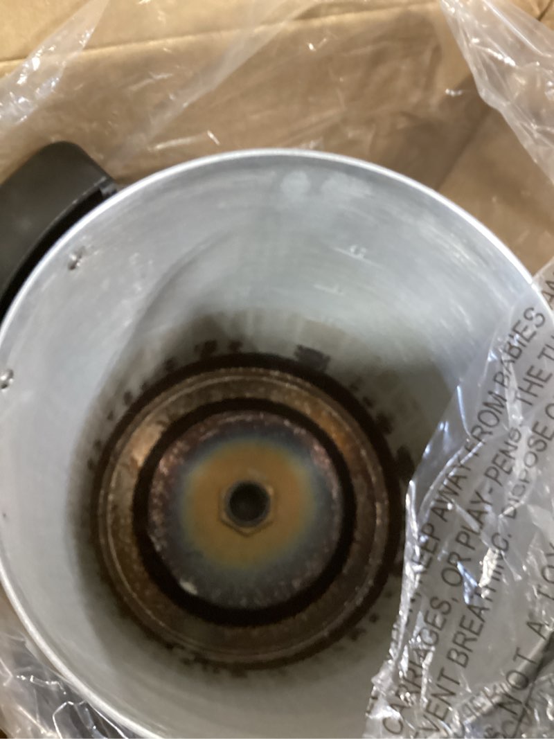 Condition photo showing As Is for hamilton beach 45 cup coffee urn and hot beverage dispenser, silver single-spout