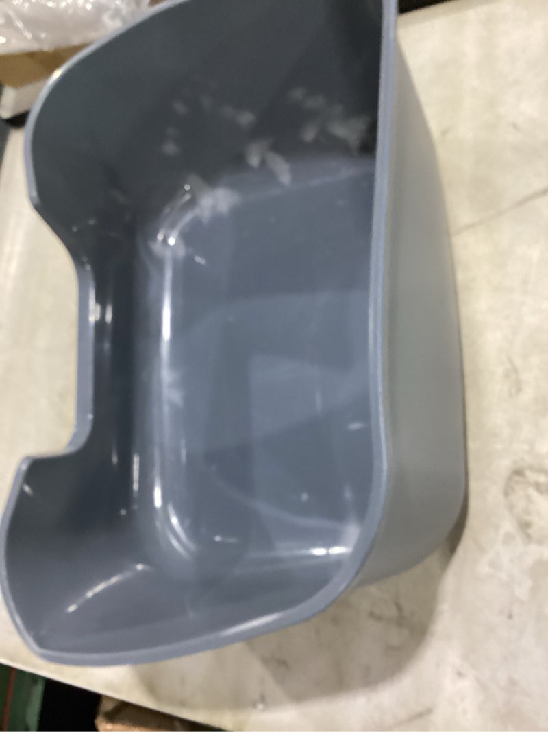 Condition photo showing Good Condition for large cat litter box with high sides,cat boxes for indoor cats,cat litter pan for kitty,litter box with low entry,easy to clean,anti-splashing (grey-long side entry) long side entry-grey