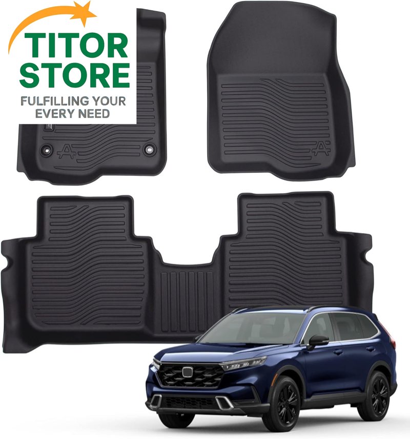 ( similar) All Weather Floor Mats Fits for Honda CR-V 2023 2024 2025 2026 (Include Hybrid)