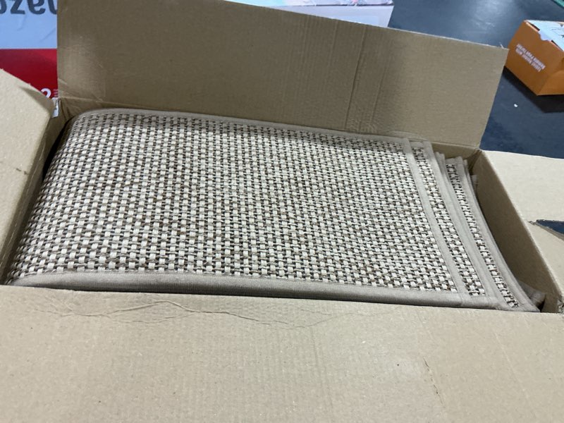 Condition photo showing Good Condition for stair treads for wooden steps indoor,8" x 30" (15 in pack) stair treads non slip, machine washable for kids elders and pets,beige
