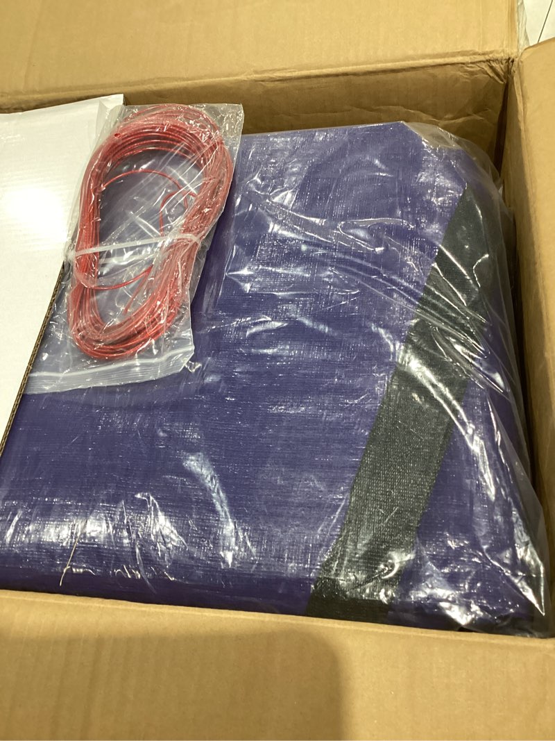 Condition photo showing Good Condition for 21ft heavy duty pool cover for above ground pools,200 gsm tear-resistant material,windproof secure fit,all-season uv protection,against snow,rain & debris