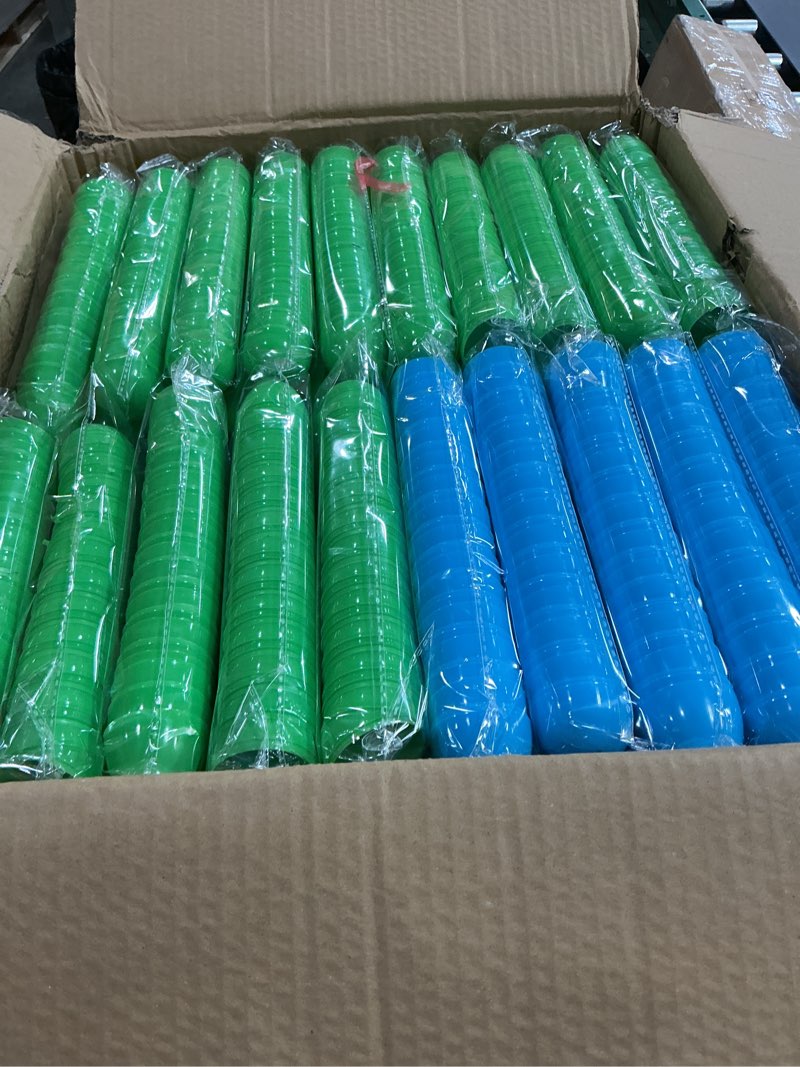 Condition photo showing New/Like New for newbea 2000 pcs easter eggs,2.4" assorted bright colors plastic easter eggs easter eggs empty for easter hunt, basket stuffers fillers, easter themed decorations 2000 pack