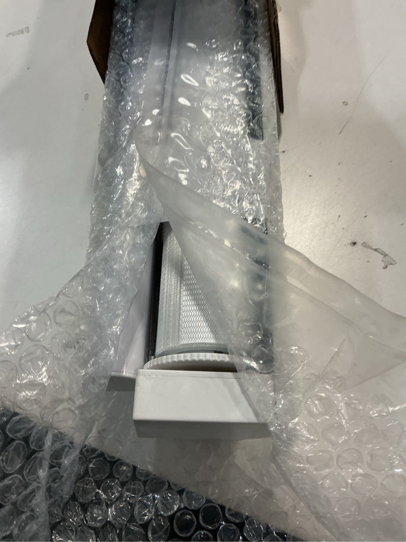 Condition photo showing Good Condition for SEEYE Cordless Zebra Blinds for Window, French Door Blinds Free-Stop Roller Window Shades with Valance 24" W x 90" H, Light Filtering Window Treatment Sheer Blinds & Shades Easy to Install, White White - Light Filtering 24"W x 90"H