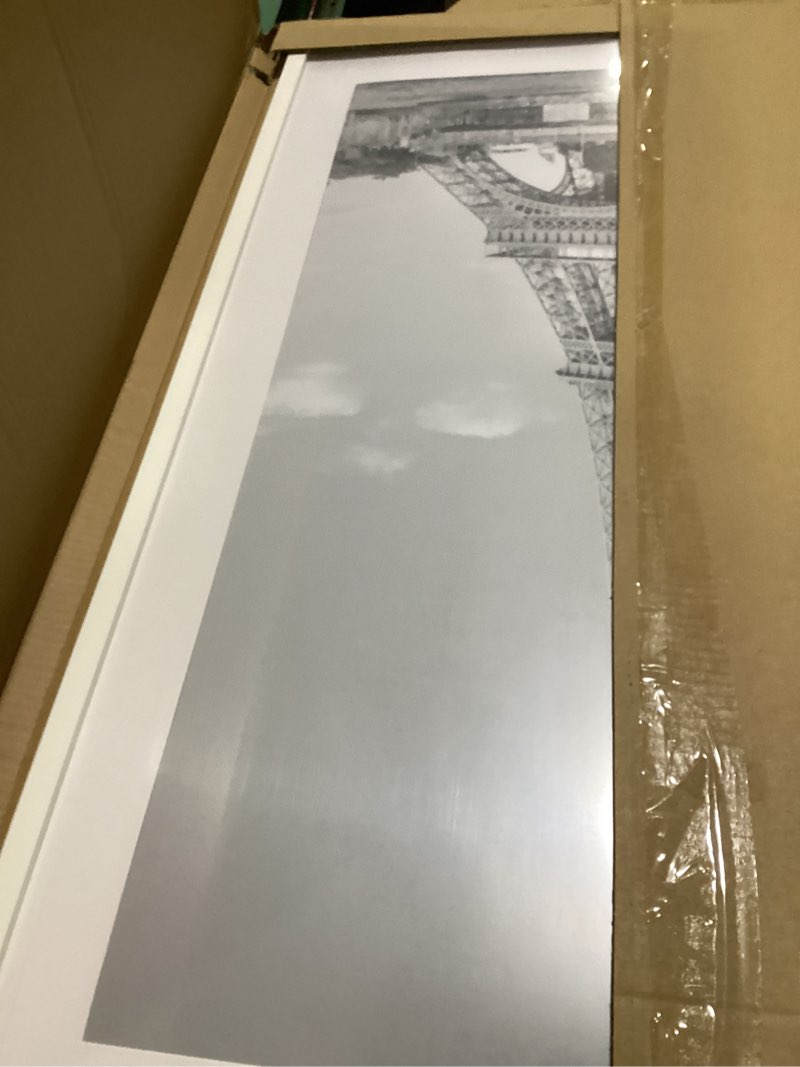 Condition photo showing New/Like New for LaVie Home 18x36 Picture Frame Black, 18 x 36 Panoramic Picture Frame for Wall Decoration, Classic Black Minimalist Style Suitable for Decorating Houses, Offices, Hotels?1 Pack? 18x36 Black