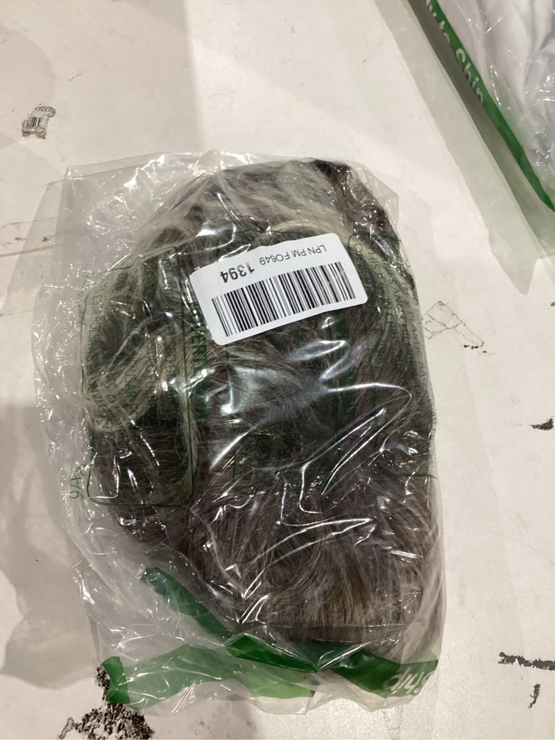Condition photo showing As Is for Fluffy Mixed Brown Natural Pixie Cut Wig 12 Inch Layered With Bangs Synthetic Short Wigs For White Women Everyday and Party