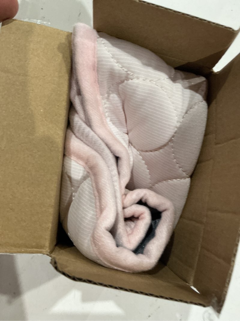 Condition photo showing As Is for microcosmos summer cooling mat & sleeping pad- water absorption top, easy carry, ez clean, materials safe. keep cooling for pets, kids and adults.(pink, 19" x 15")
