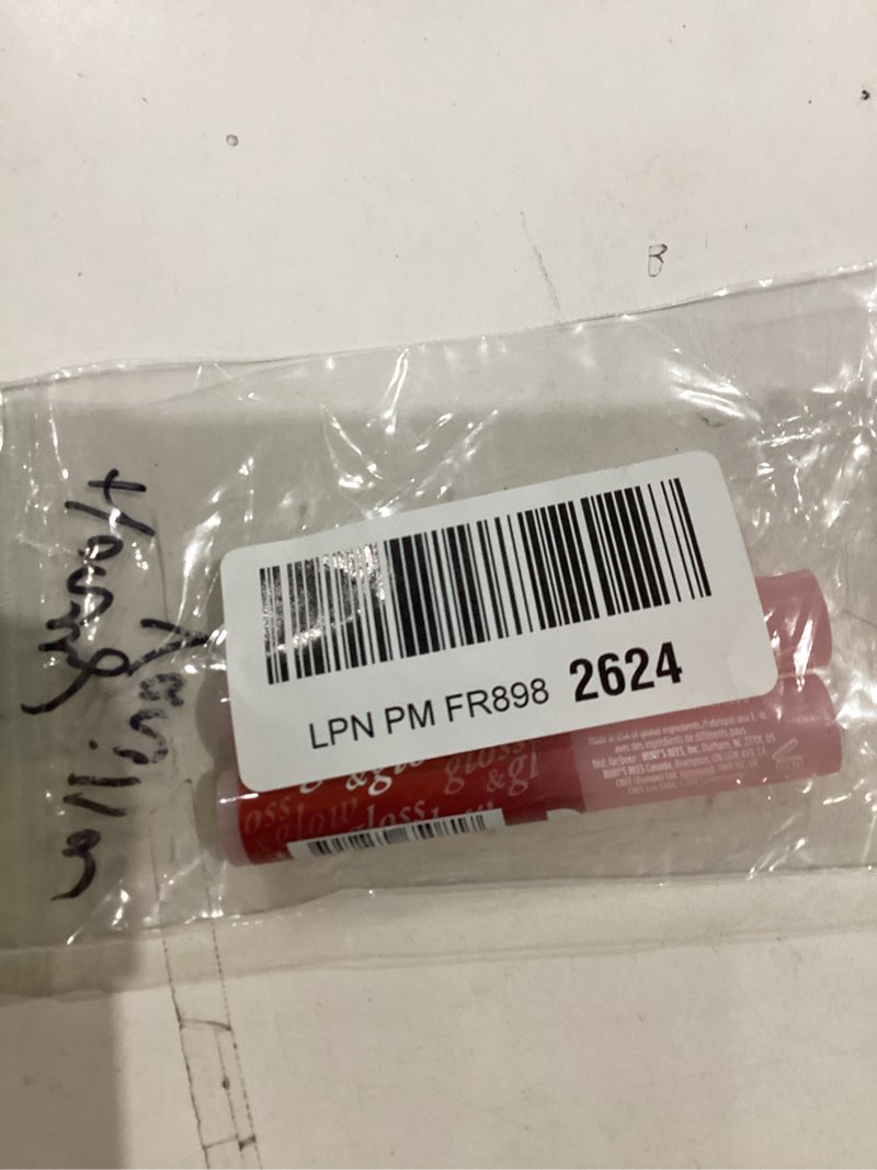 Burts Bees Gloss and Glow Glossy Balm, 100% Natural Origin, Eat, Drink and Be Cherry, 1 Tube, Pack o