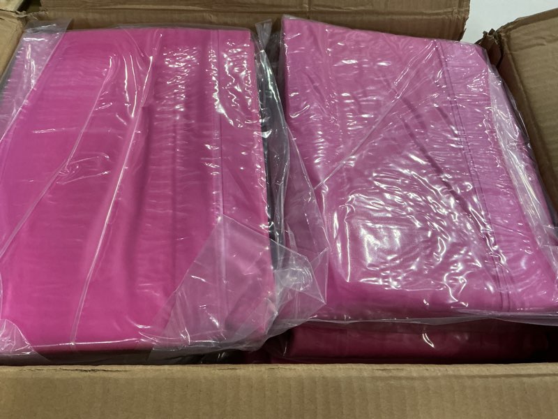 Condition photo showing As Is for Windyun 6 Set Kids Air Mattress Bulk with White Fitted Sheet,Toddler Inflatable Bed 63 x 27 x 8 Inches Blow up Airbed Camping Sleeping Pad for Kids Aged 3-10 Years Old 6 Mattress: Pink