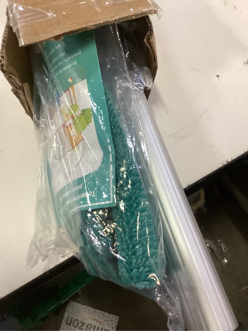 Condition photo showing Good Condition for telespro 20 feet high reach window squeegee with 5-12ft extension pole, window cleaner tool with 3-stage telescoping pole, window cleaning kit with rotatable head (2 squeegee & 2 microfibre cloths) 12ft pole