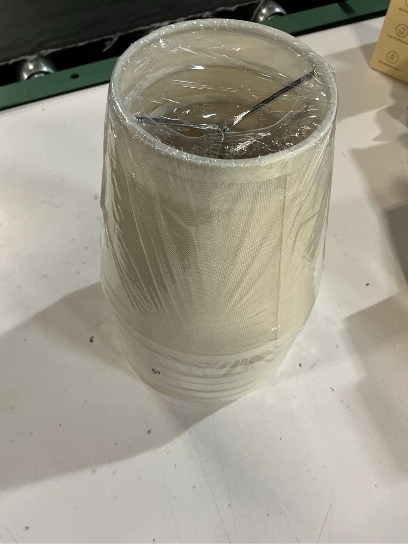 Condition photo showing New/Like New for 6pcs chandelier lampshade, household modern e14 clip on fabric lampshade small lamp shade cream?coloured droplight wall lamp shade accessory #4