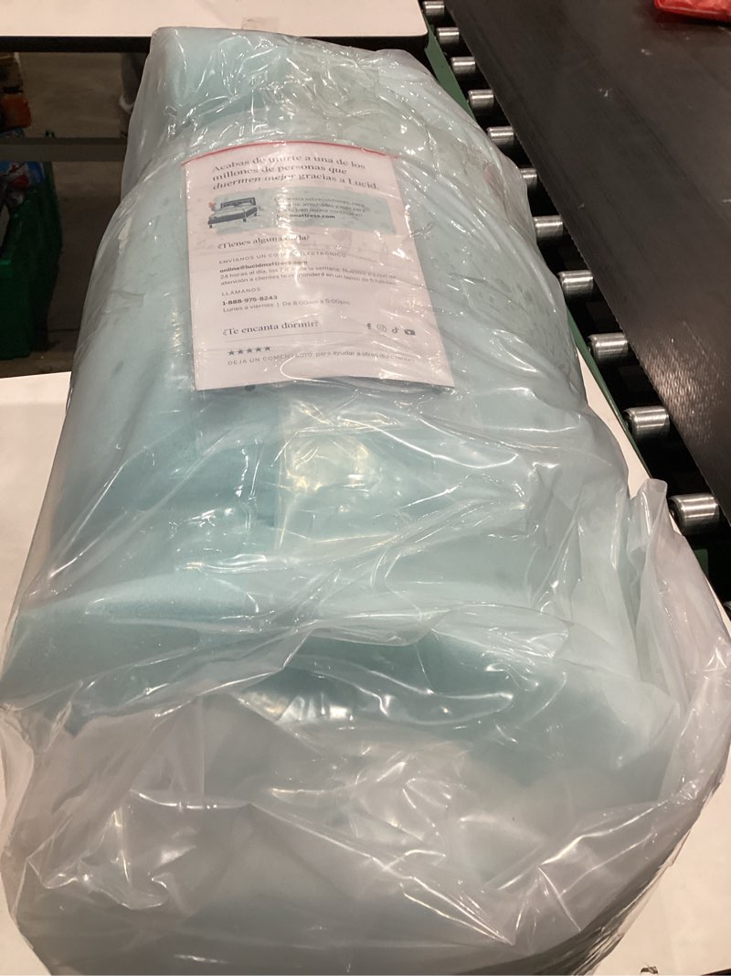 Condition photo showing New/Like New for LUCID 14 Inch Memory Foam Bed Mattress Conventional, Queen, Medium Queen 2019 Model Medium-Plush Mattress