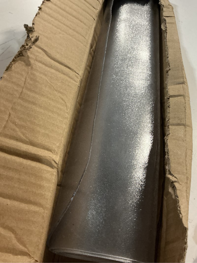 Condition photo showing Good Condition for office chair mat for hard floors 36 x 48 inch, clear plastic floor protector for rolling desk & computer chairs, transparent under desk mat for hardwood, wood & tile floors