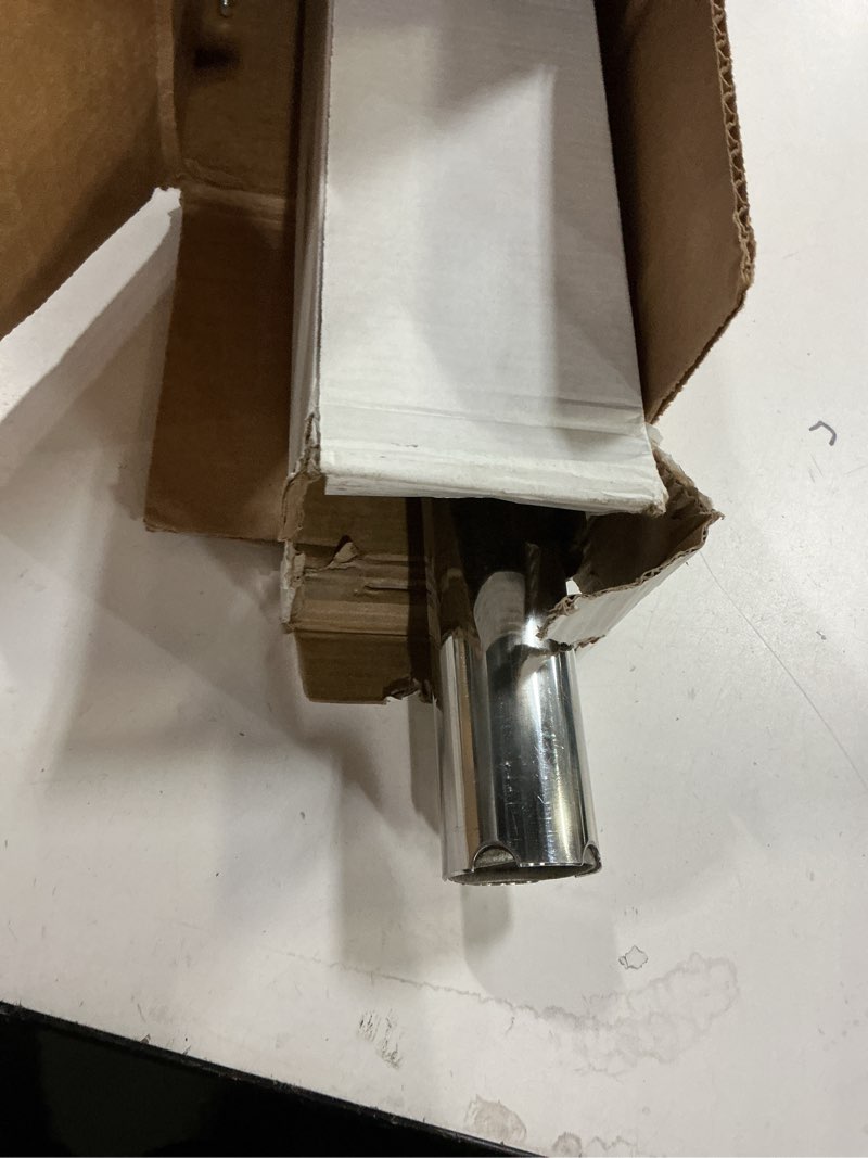 Condition photo showing As Is for Lounsweer Heavy Duty 55 Gallon Steel Drum Barrel Pump with Metal Bung and Adjustable Spout, Vertical