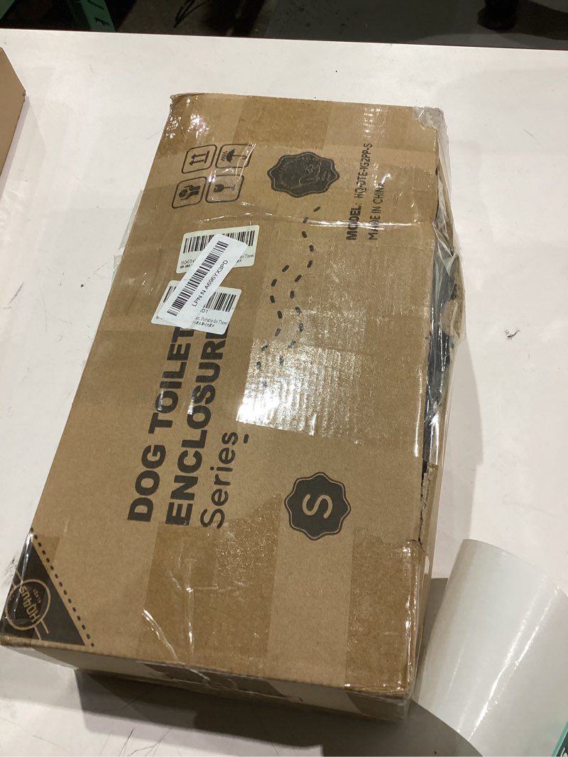 hq4us 4legs dog grass pad with tray foldable dog litter box high walls, odor free artificial grass f