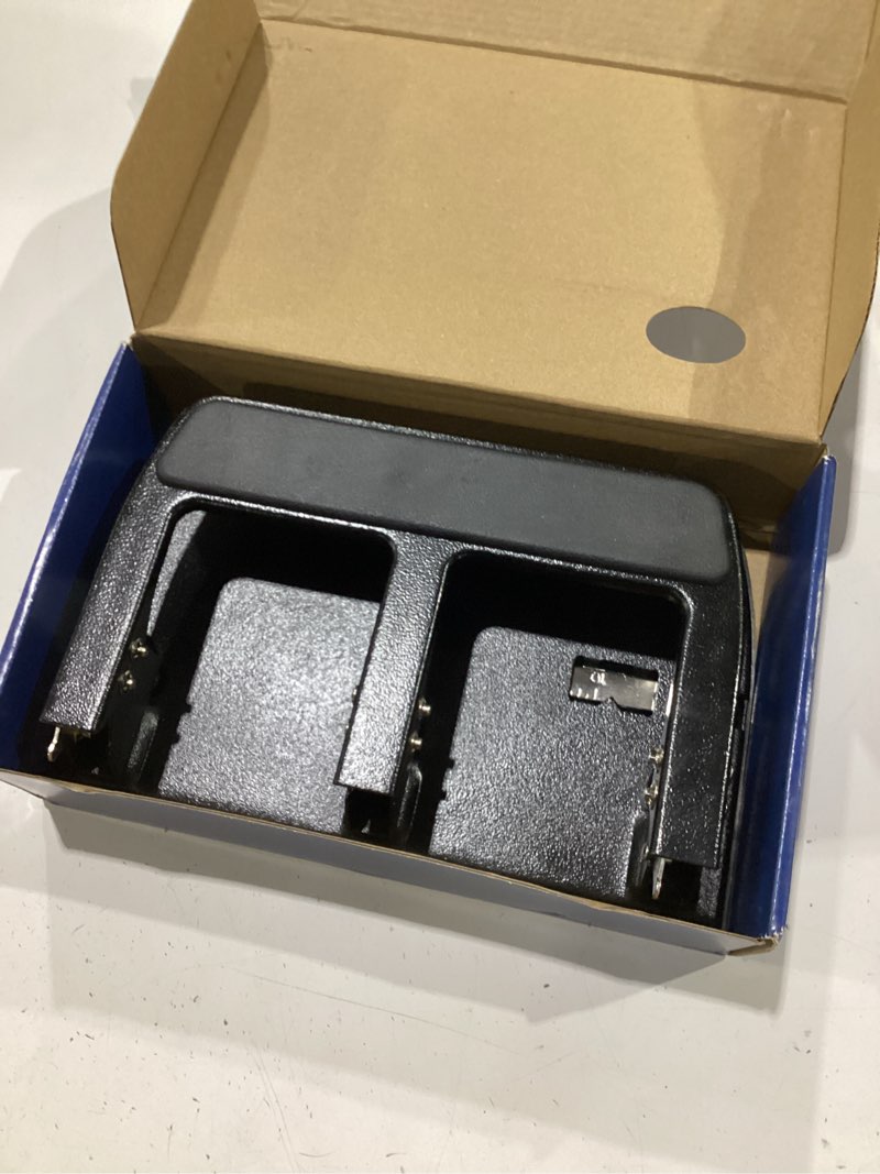 Condition photo showing Good Condition for office mate heavy duty 3 hole punch with padded handle, 40-sheet capacity, black (90089)