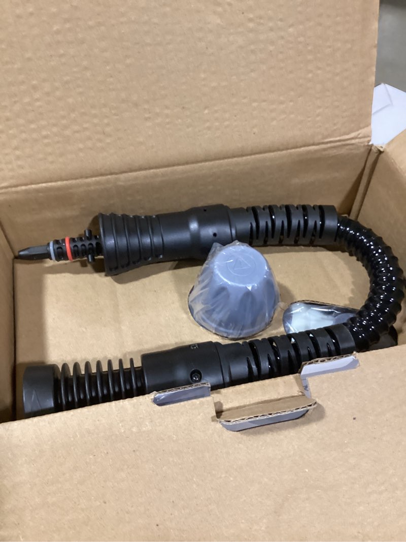 Condition photo showing Good Condition for Multi-Surface Handheld Pressurized Steam Cleaner with 11-Pieces Accessories, 15.2OZ Hands-free Portable Steamer for Cleaning, Multipurpose Steam Cleaner for Home|Upholstery|Car|Floor|Grout|More