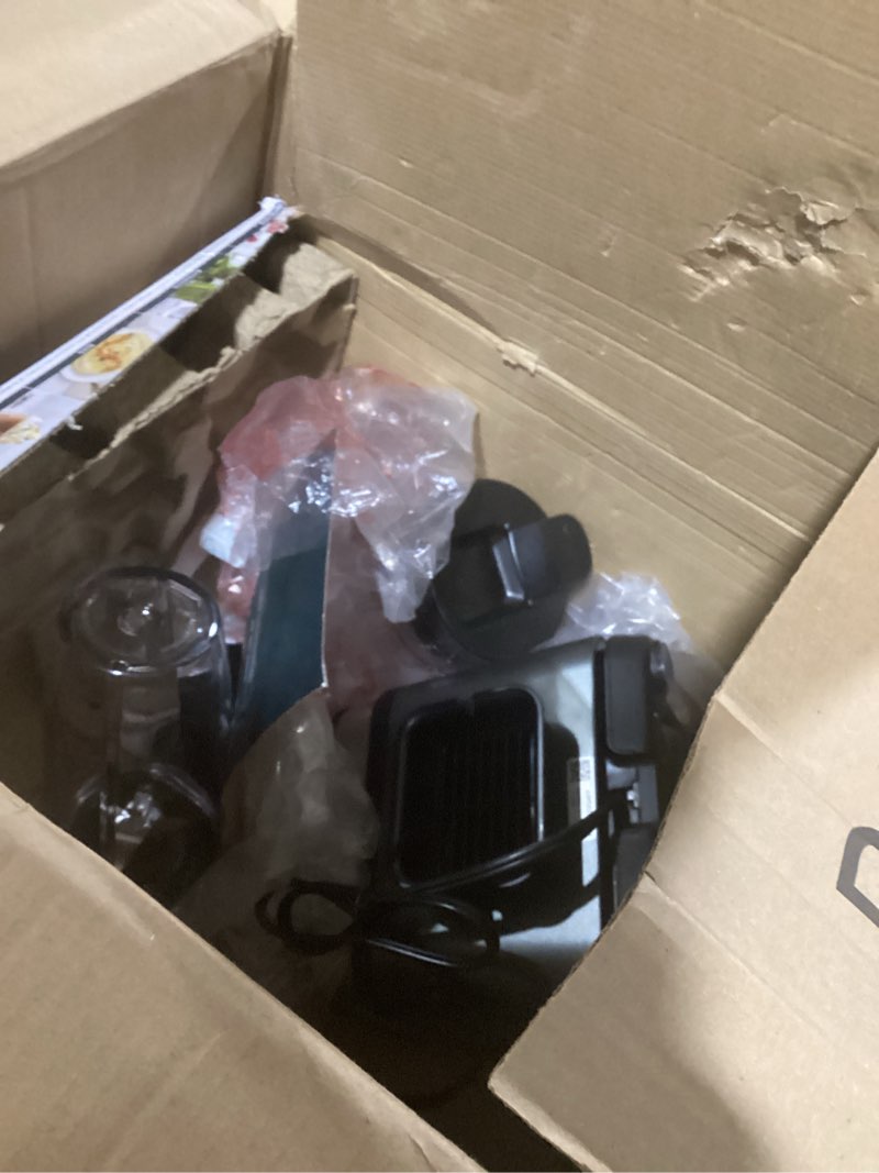 Condition photo showing As Is for Ninja BN751 Professional Plus DUO Blender, 1400 Peak Watts, 3 Auto-IQ Programs for Smoothies, Frozen Drinks & Nutrient Extractions, 72-oz. Total Crushing Pitcher & (2) 24 oz. To-Go Cups, Black 72 oz. Blender + 24 oz. Cups