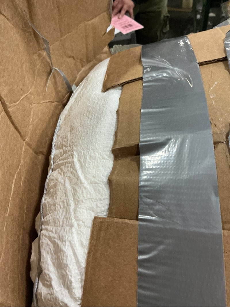 Condition photo showing Good Condition for Decroom 4 Inch Memory Foam Mattress Topper Queen for Back Pain Relief, Filled with Breathable Memory Foam Pillow Topper Soft Fluffy Supportive Bed Mattress Pad, 80x60x4 Inch Queen White