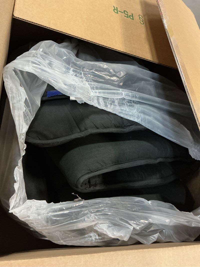 Condition photo showing As Is for Japanese Floor Mattress,Futon Mattress 3" Black Thicken 100% High Density Comfortable Foam,Foldable Tatami Mat Sleeping Pad,Portable Floor Mattress Sleeping Pad for Adults,Twin Size 39"x 80" Twin Black-a-no Cover