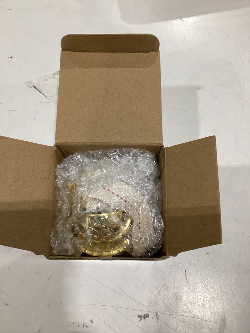 Condition photo showing Good Condition for #2 kerosene lamp burner / brass plated burner / oil lamp replacement parts / oil lamp chimney holder for antique hurricane lamps with wick(gold)