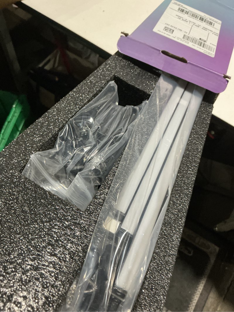 Condition photo showing Good Condition for rgb+ic led recessed lighting kit wall panel lights, 6pcs smart color chasing wood slat led lights with alexa & wifi app control, diy rgb strip lighting for acoustic panels, game room (22?+35?+54?)